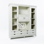 Dagian Puteh Lapan Bareh TV Cabinet
