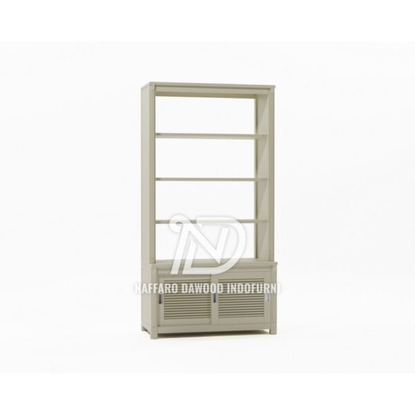 08AB-009 Dannon Krepyak Modern Bookcase with Sliding Door Dannon Krepyak Modern Bookcase with Sliding Door