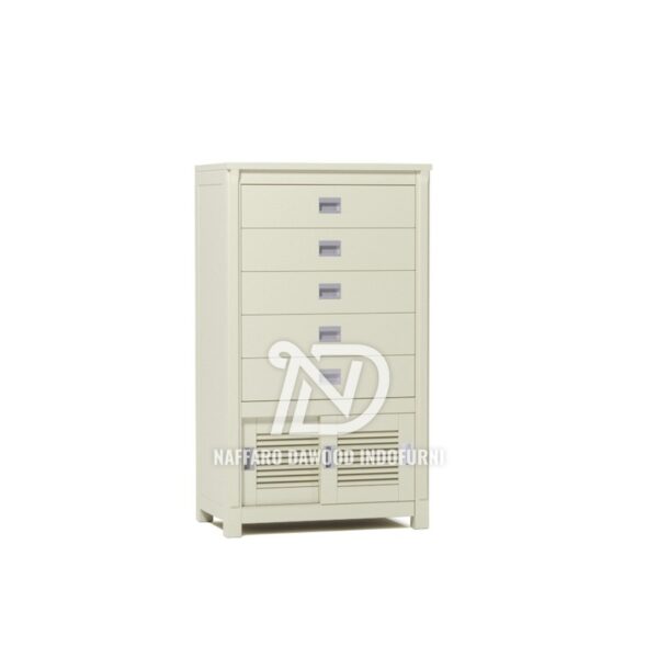 08AF-007 Dannon Krepyak Modern Drawers Chest with Sliding Door Dannon Krepyak Modern Drawers Chest with Sliding Door