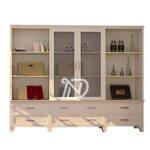 Dabeueh Puteh 6 Drawer Display Cabinet