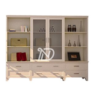 Dabeueh Puteh 6 Drawer Display Cabinet