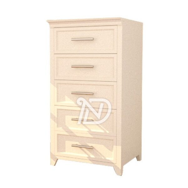 11AF-008 Dabeueh Puteh 5 Drawers Ciffonier (1) Dabeueh Puteh 5 Drawers Ciffonier