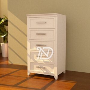Dabeueh Puteh 5 Drawers Ciffonier
