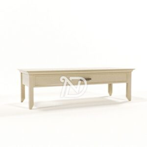 Dabeueh Puteh Occasional Table With Drawer