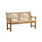 Cheap Criss Cross Teak Bench 150 cm