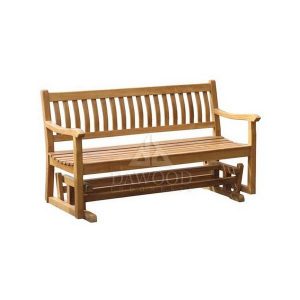 Benches Teak Wooden Furniture Glider Teak Bench