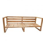Daran Teak Deep Seating Loveseat