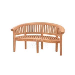 Halfmoon New Teak Garden Bench