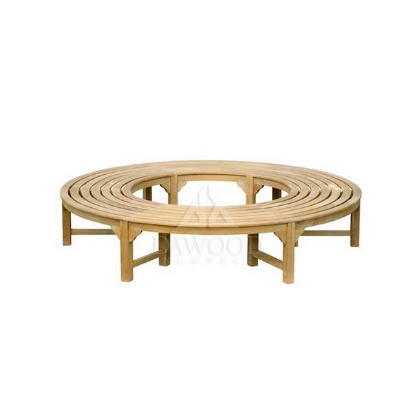 Round Backless Teak Tree Bench DBDD-064 Round Backless Teak Tree Bench For Sale