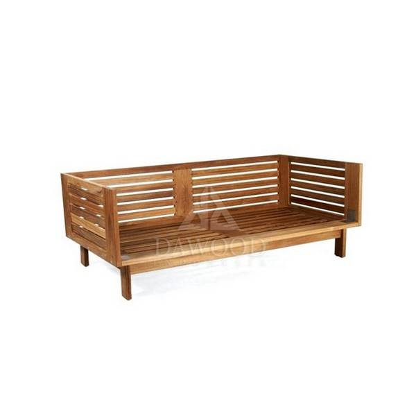 Two Seater Teak Lounge Outdoor DBDD-026 Two Seater Teak Lounge Outdoor