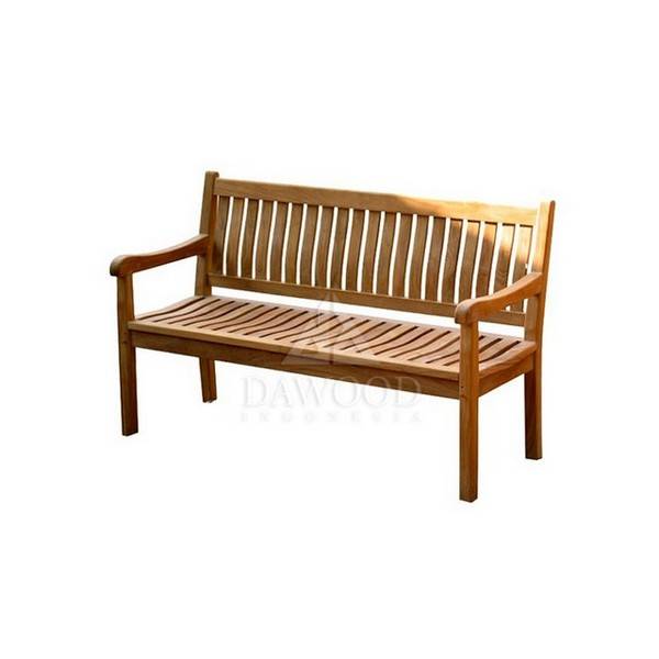 Wave Teak Outdoor Bench 150 cm DBDD-079 Wave Teak Outdoor Bench 150 cm For Sale