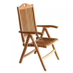 Akita Teak Reclining Chair