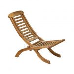 Lazy Teak Folding Chair