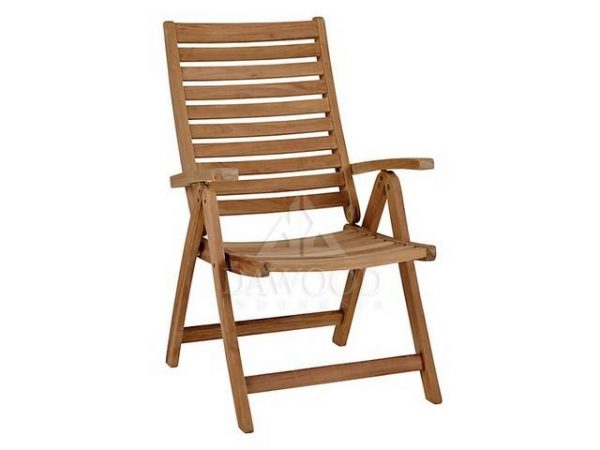 DCFL-017-Longstock Teak Reclining Arm Chair Longstock Teak Reclining Arm Chair