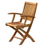 DCFL-027-Toraja Teak Folding Arm Chair