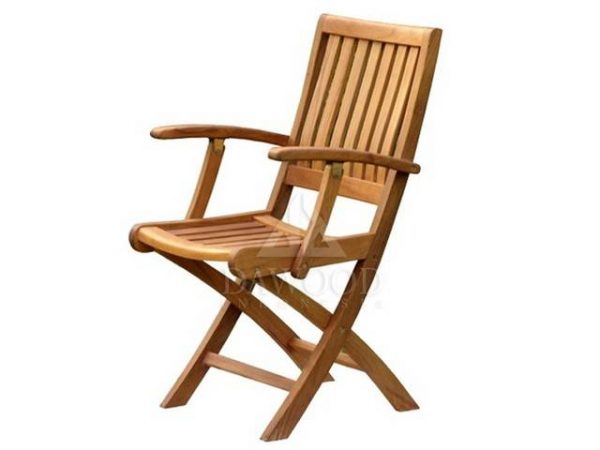DCFL-027-Toraja Teak Folding Arm Chair Toraja Teak Folding Arm Chair