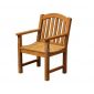 Bow Back Teak Garden Arm Chair