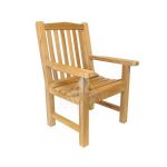 DCGD-011 Classic Teak Garden Arm Chair-Dawood Outdoor Furniture Manufacturers