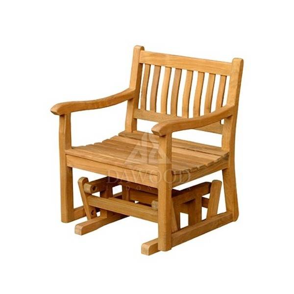 DCGD-015 Glider Teak Garden Chair-Dawood Outdoor Furniture Manufacturers Glider Teak Garden Chair