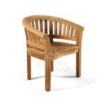 DCGD-016 Halfmoon Teak Chair-Dawood Outdoor Furniture Manufacturers