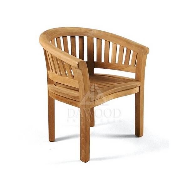 Halfmoon Teak Chair
