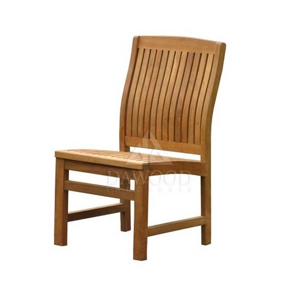 DCGD-035 Marley Teak Garden Stacking Side Chair-Dawood Outdoor Furniture Supliers Marley Teak Garden Stacking Side Chair