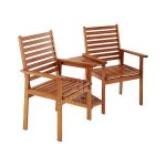 Outdoor Teak Love Seats