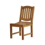 DCGD-042 Oval Teak Garden Side Chair-Dawood Outdoor Furniture Supliers