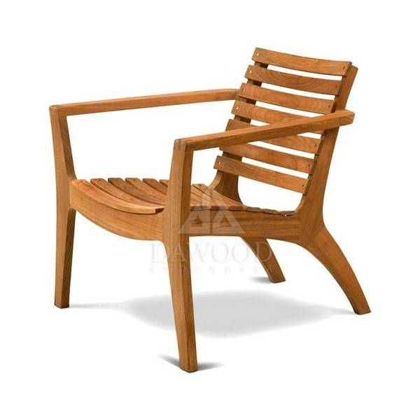 Regatta Teak Modern Outdoor Lounge Chairs