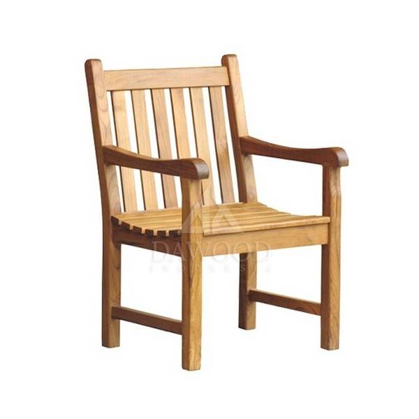 DCGD-044 Rish Teak Garden Arm Chair-Dawood Outdoor Furniture Supliers Rish Teak Garden Arm Chair