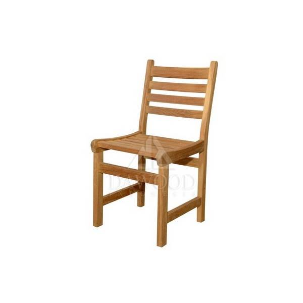 DCGD-047 Roxy Side Teak Dining Chair-Dawood Outdoor Furniture Supliers Roxy Side Teak Dining Chair