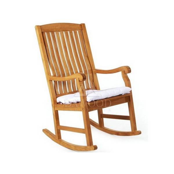 DCRK-003 High Back Teak Rocking Chair High Back Teak Rocking Chair