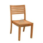 DCST-011-Stacking Teak Side Dining Chair