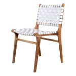 DCSY-011-Teak-Weaving-Leather-Roxy-Side-Dining-Chair-60X66X90