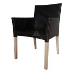 DCSY-013-Xero-Arm-Black-Weaving-Rattan-Synthetic-Dining-Chair-58X57X86