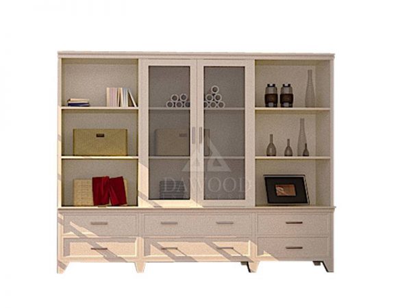 Dabeueh Puteh 6 Drawer Display Cabinet