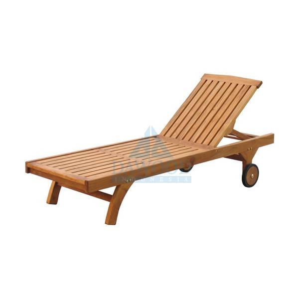 DLDD-004 Victoria Teak Sun Lounger-Indonesia Furniture Manufacturer Victoria Teak Sun Lounger