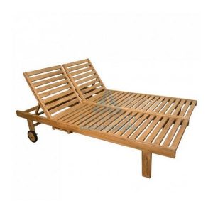 Balero Double Teak Sun Lounger