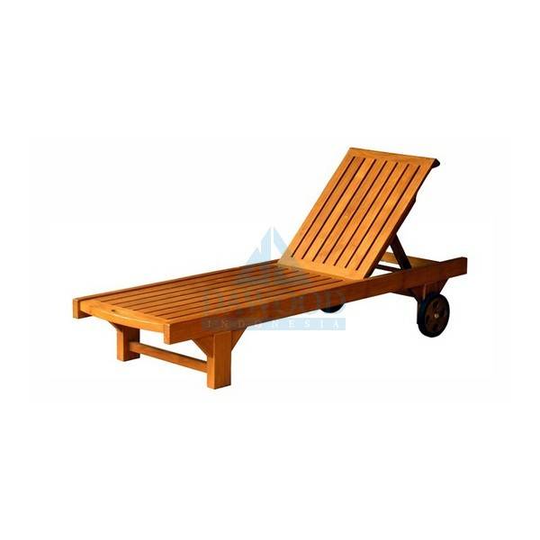 DLDD-014 Carita Teak Sun Lounger-Indonesia Furniture Manufacturer Carita Teak Sun Lounger