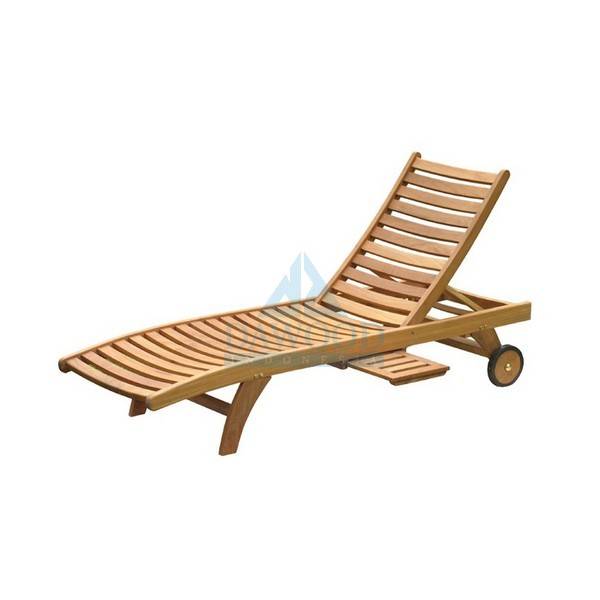 DLDD-023 Hudson Teak Sun Lounger-Indonesia Furniture Manufacturer Hudson Teak Sun Lounger