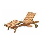 DLDD-028 Richmond 3 Fold Teak Sun Lounger-Indonesia Furniture Manufacturer