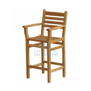 Arizona Teak Garden Bar Chair