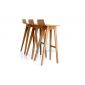 Minimalist Teak Bar Chair