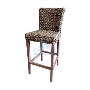 Modern Teak Legs Bar Chair