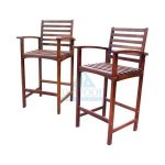 DRCR-022 Traditional Outdoor Bar Chair-Jepara Indonesia Furniture