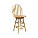 DRCR-027 Windsor Swivel Teak Garden Bar Chair-Jepara Indonesia Furniture