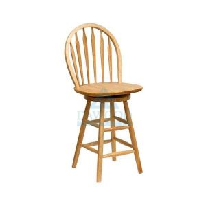 Windsor Swivel Teak Garden Bar Chair