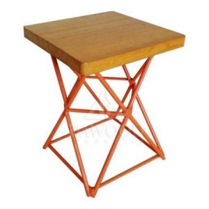 Stool Wood and Steel DRER-004 Instalation Leg Square Bar Stool