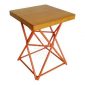 Stool Wood and Steel DRER-004 Instalation Leg Square Bar Stool