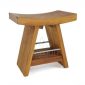 Asian Teak Bistro Counter High Stool